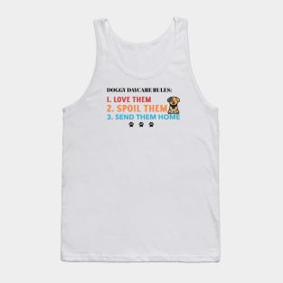 Doggy Daycare Rules Tank Top